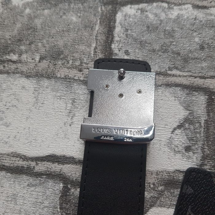 Ремінь Louis Vuitton Graphite Canvas Belt 110см gucc armani klein шкір