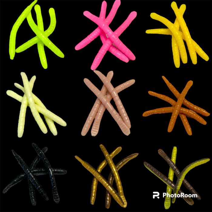 Przynęta na pstrąga (Robak 9cm)