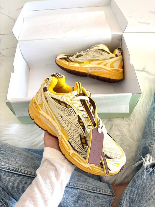 Кросівки Off-White BE Right Back Yellow premium | Кроссовки жіночі чоловічі