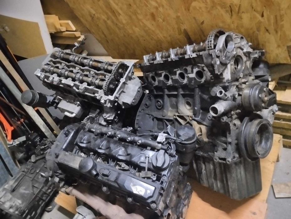 uszkodzony silnik sprintera, głowica, skrzynia biegów