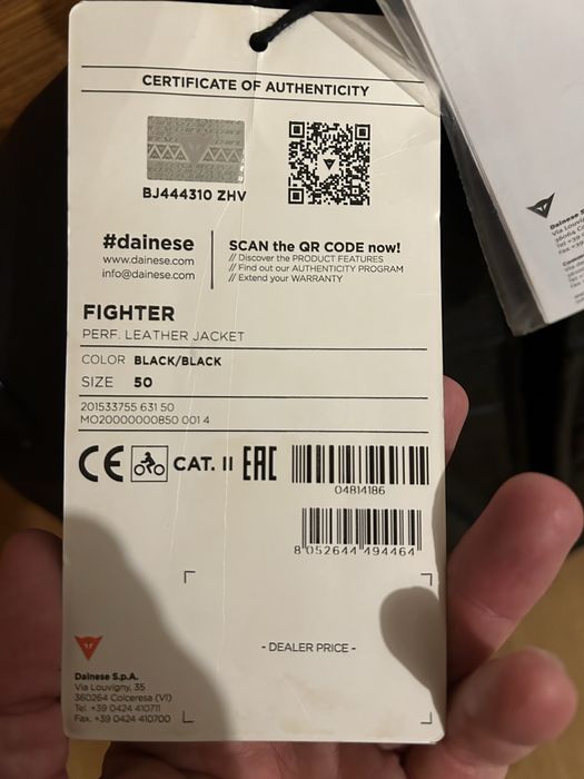 Dainese Fighter tam. 50