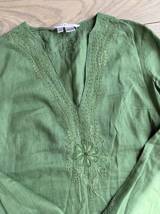 Лляна кофта Zara xs-s