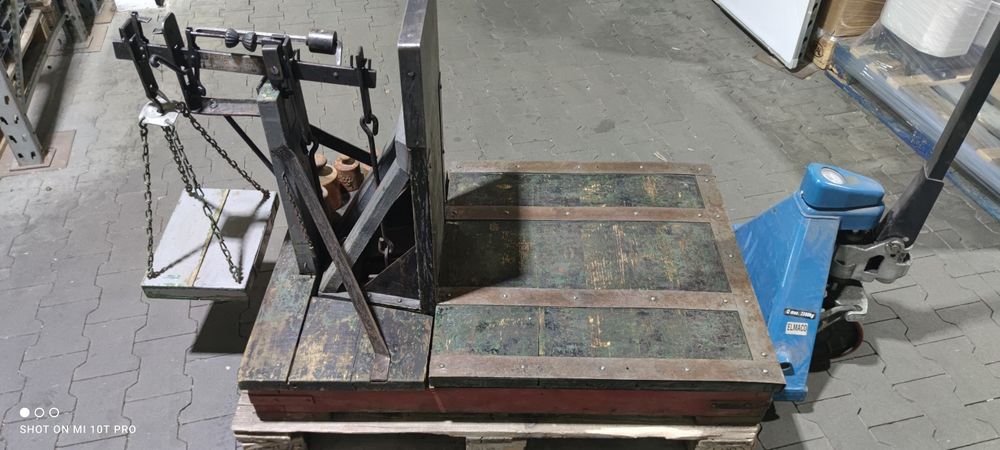 Waga zabytkowa platformowa szalkowa 500kg