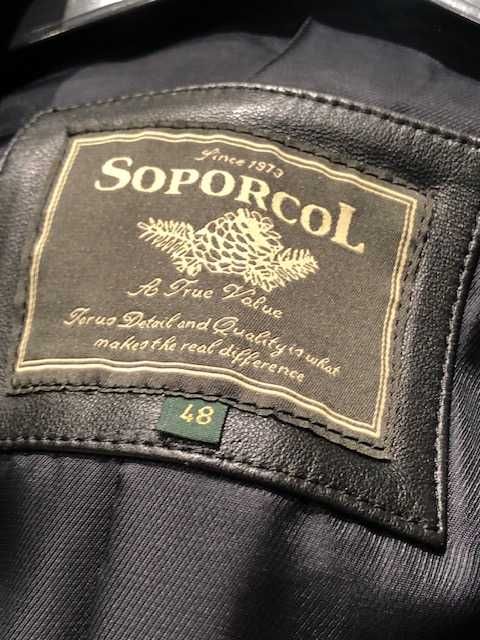 Casaco homem pele genuína marca Socopol