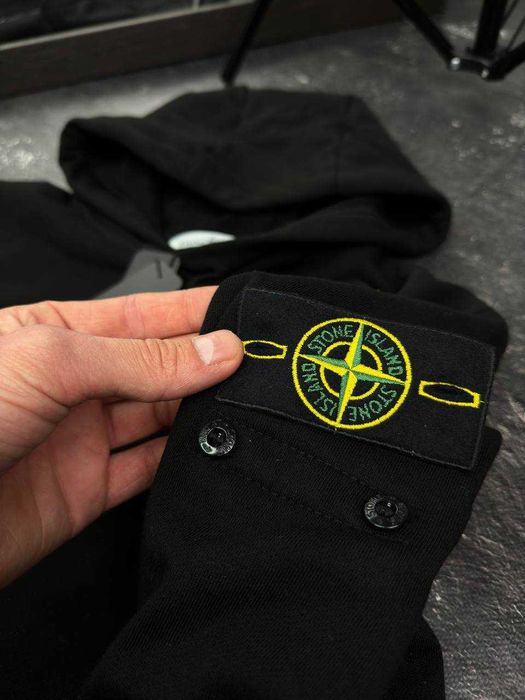 ‼️ХУДІ STONE ISLAND|Демісезонне Худі STONE ISLAND у чорному|Худи| Худі