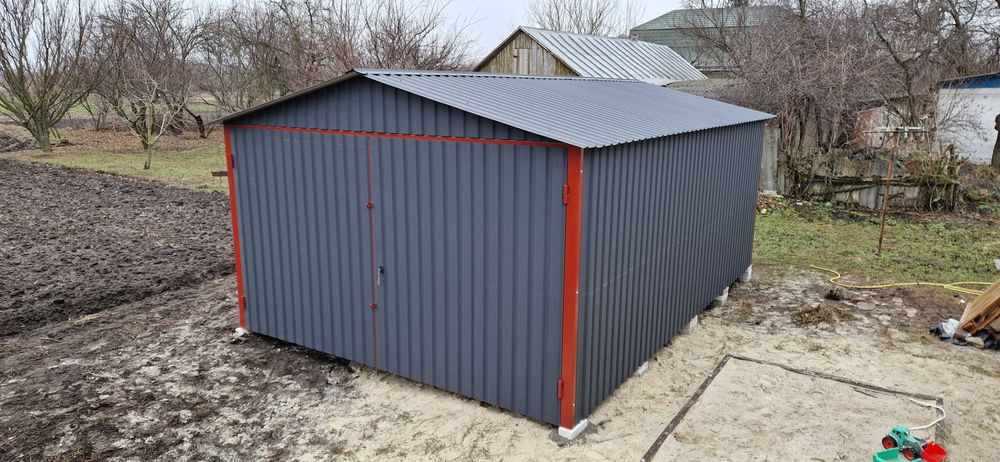 Гарж метелевий металоконструкції