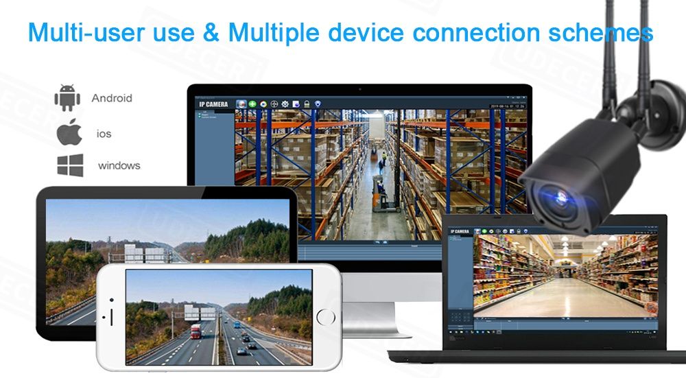 Wifi камера відеоспостереження 5мегапікселів