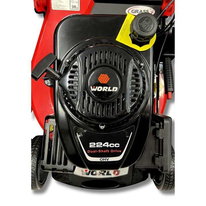 Kosiarka WORLD GRW530S RATO 224CM3 WAŁ KARDANA 3 biegi ALUMINIUM napęd