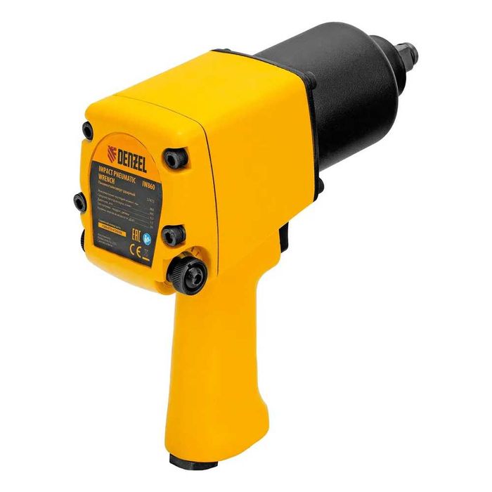 Гайковерт пневматичний ударний DENZEL, IW860 (1/2", 868 Нм 6500 об/хв)