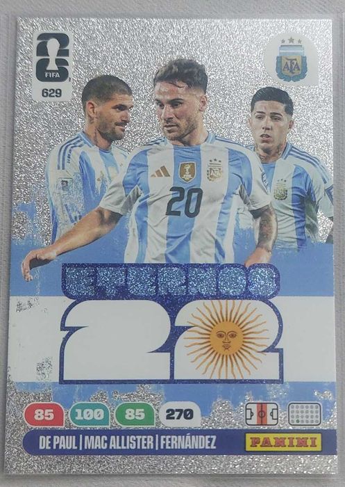 Cartas Panini Adrenalyn Fifa 2026 - Eternos 628 629 e 630 - ULTRA RARAS