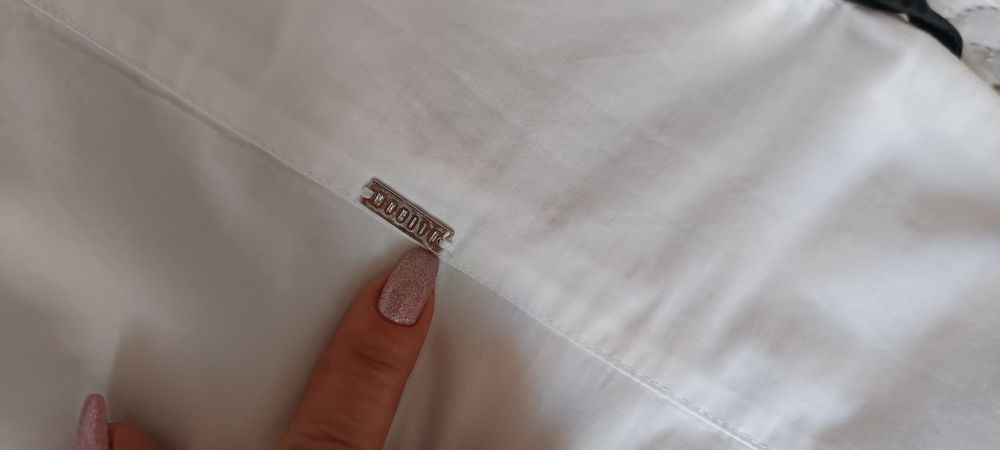 Biała koszula bawełniana długi rękaw mohito r.40/42 klasyka