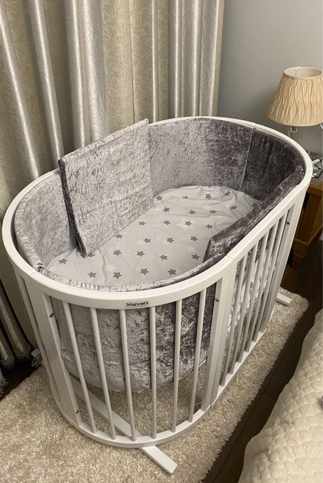 Бортики велюрові , коса велюрова в ліжечко можна квадратне або кругле