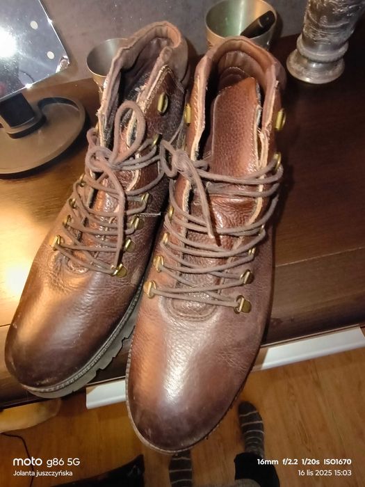 buty męskie brązowe