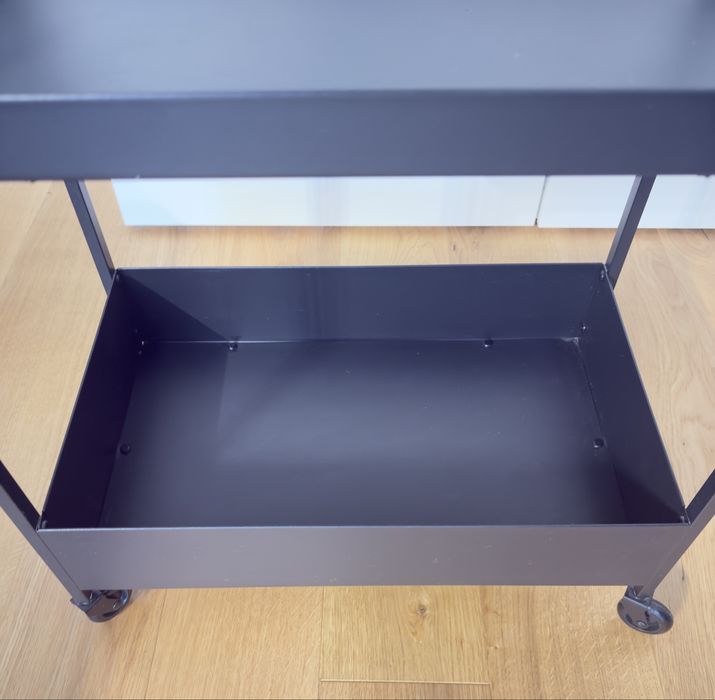 NISSAFORS wózek czarny 50,5x30x83cm Ikea