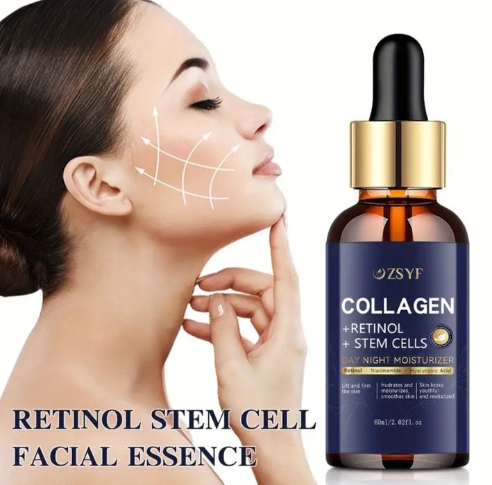 Serum do Twarzy z Kolagenem i Retinolem – 60 ml