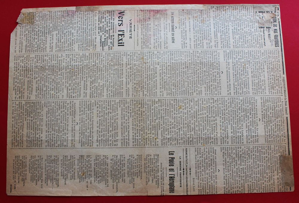 ERICEIRA Rei D. Manuel II e Família Real partem para o exílio 1910