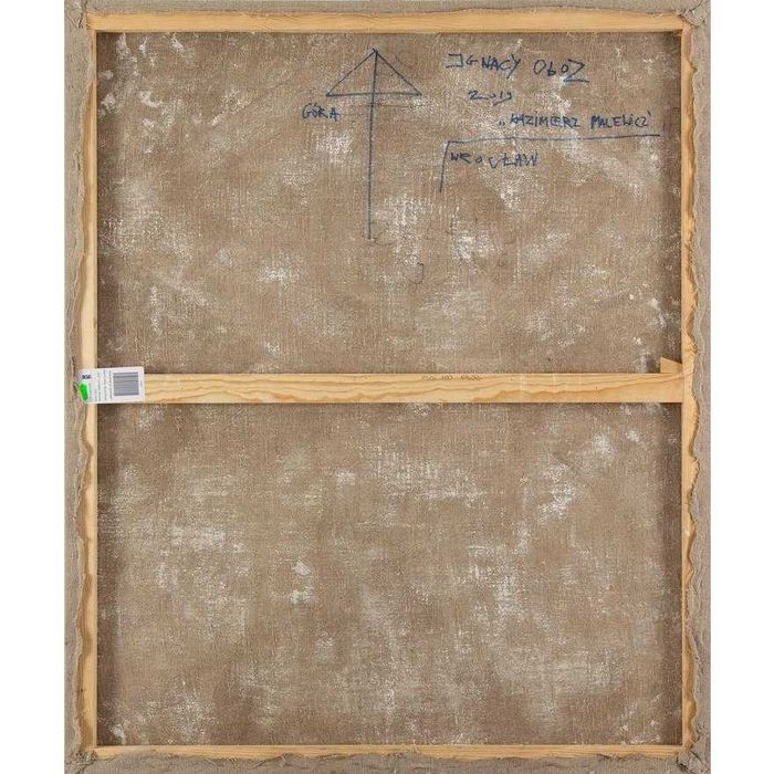 Ignacy Oboz | "Kazimierz Malewicz", olej, 120x100, 2019 certyfikat