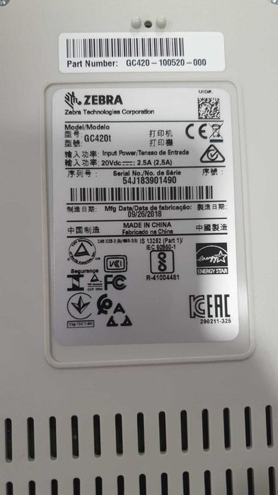 Impressora Zebra GC420t