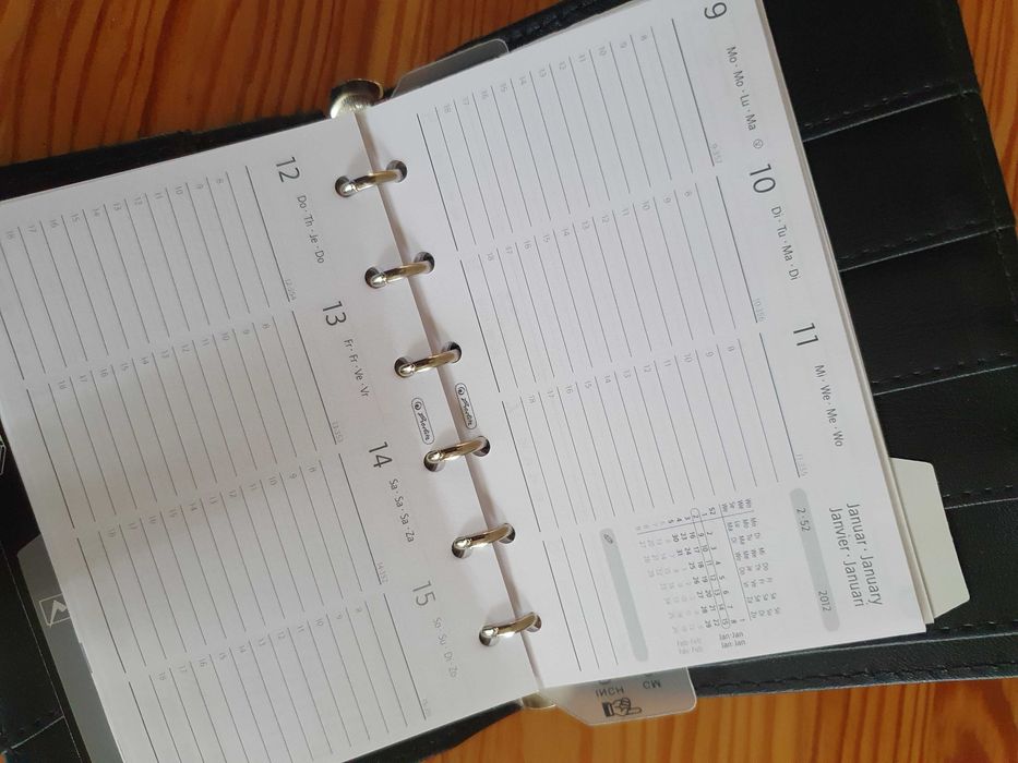 Czarny organizer Herlitz