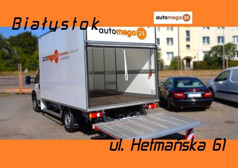Prosty i TANI WYNAJEM samochodów Dostawczych w Białymstoku automega24