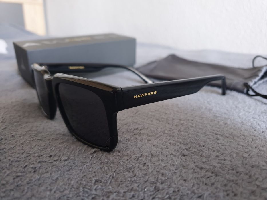 Okulary przeciwsłoneczne Hawkers Polarized Black,  Nowe, Zafoliowane