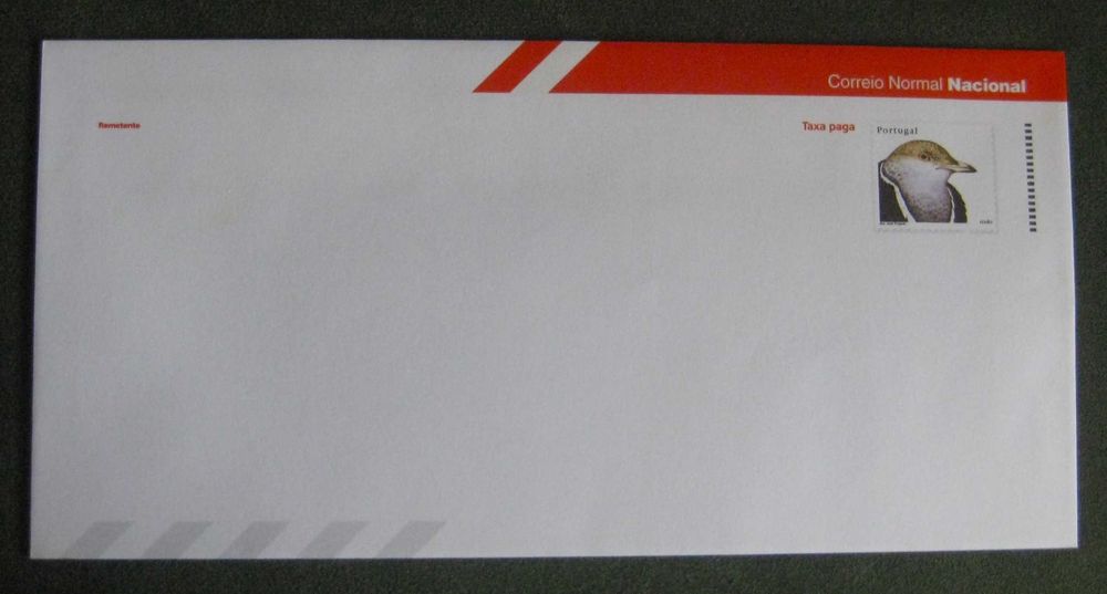 Sobrescrito / Carta Inteira c/ Selo Passaro Sisão NOVO - 2001