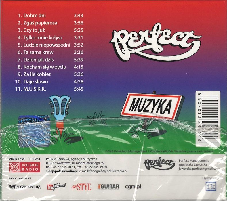 PERFECT – Muzyka  (płyta nowa wyjęta z folii)