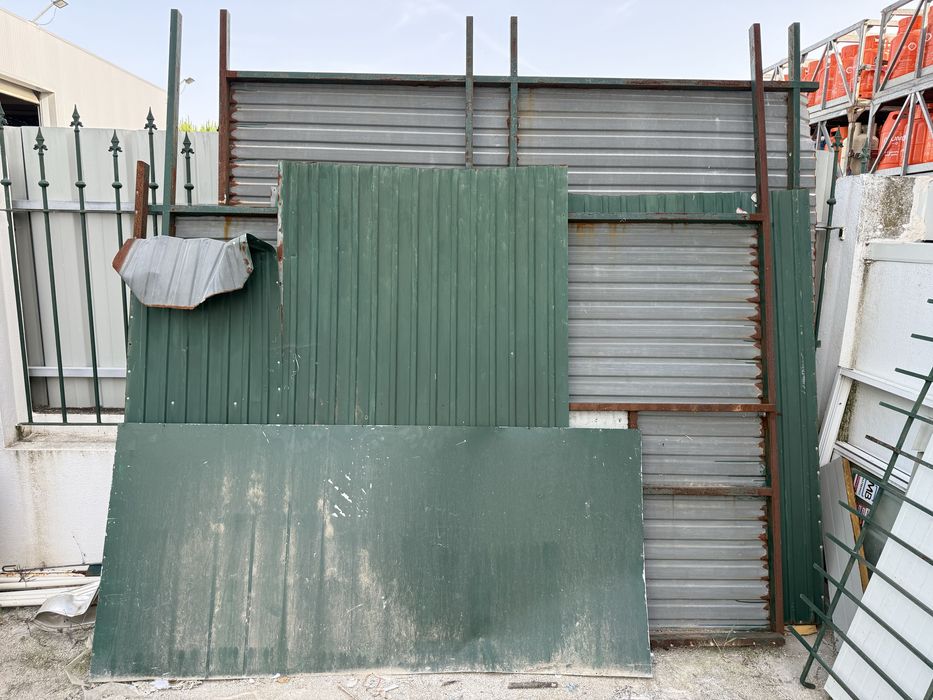 Portão Metálico Galvanizado 4,30m – Estrutura Reforçada