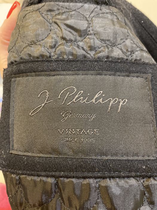 Брендовое мужское пальто J.Philipp Vintage размер L