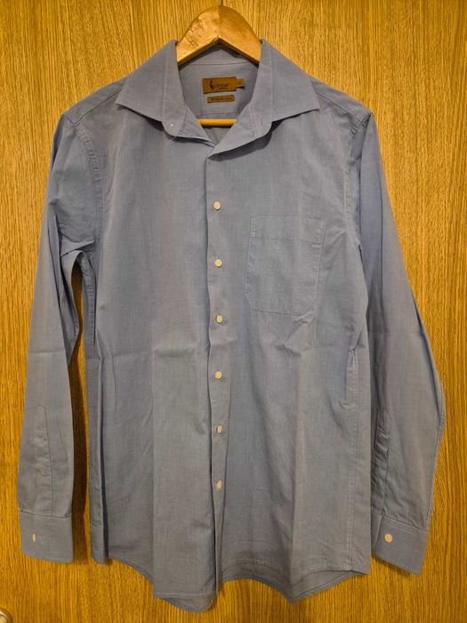 Camisa de homem azul Vitrine