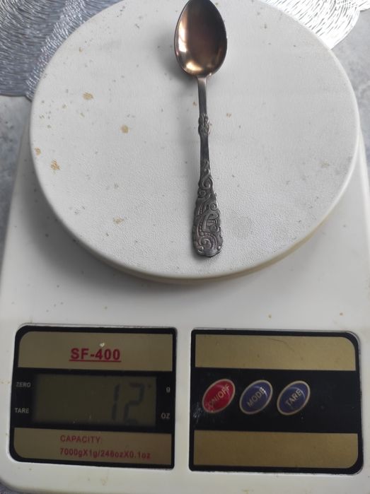 Винтажная кофейная ложка 6 шт. Дания, Emil Osnes 1930 г