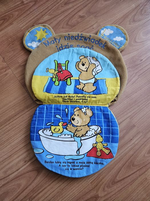 Miękka książeczka poduszeczka z bajką