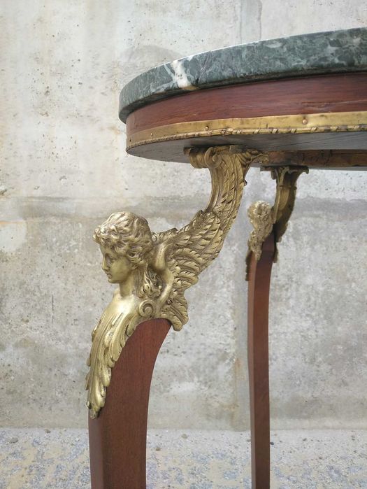 Mesa guéridon Império em mogno séc. XIX/XX