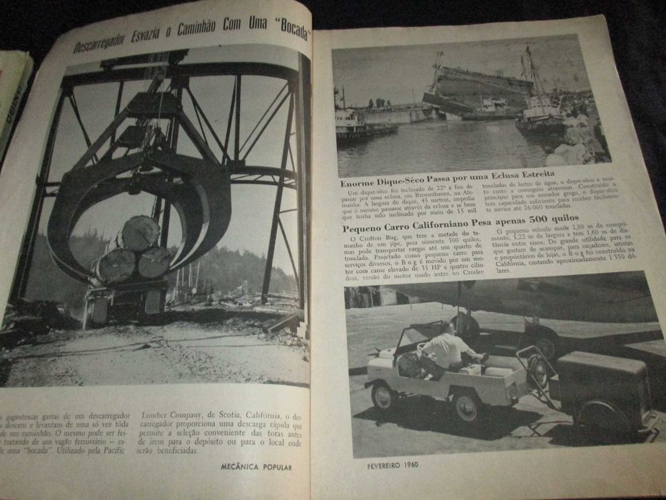 Revistas Mecânica Popular nº 1 e 2 1960