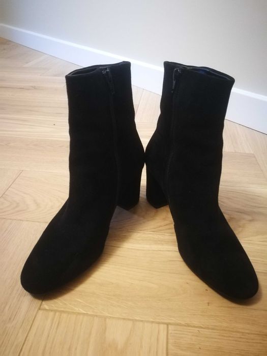 Hogl botki 37,5 zamszowe