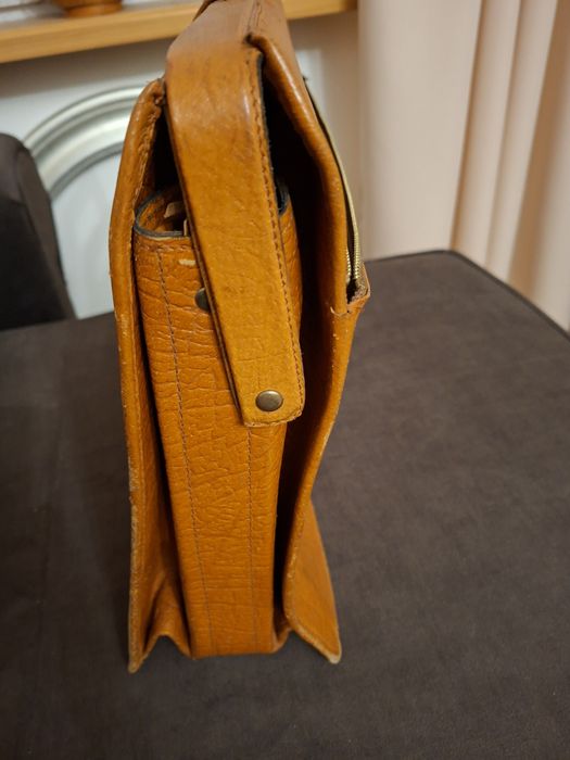 Teczka aktówka męska ze skóry