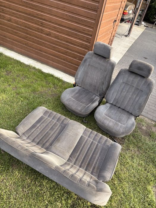 Wnętrze golf 2 kanapa fotele boczki gruby welur GL GTI GTD G60 5d