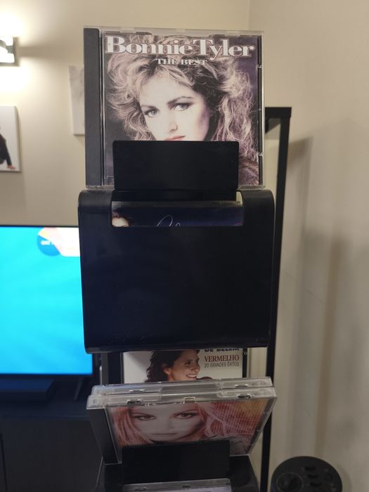 Estante cd's preta