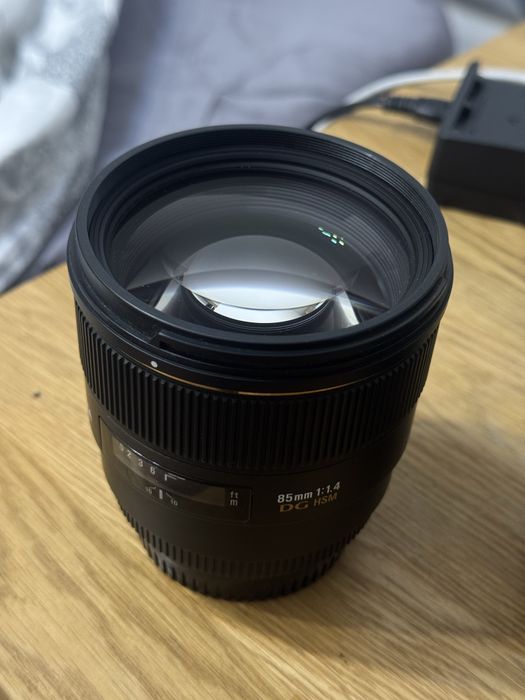 SIGMA EX 85mm 1.4 CANON stan żyleta