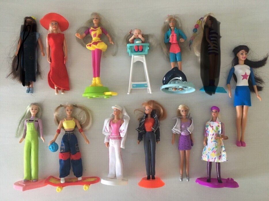 Vários bonecos figuras pvc Disney, bebés, mcdonalds, Minions, beanie