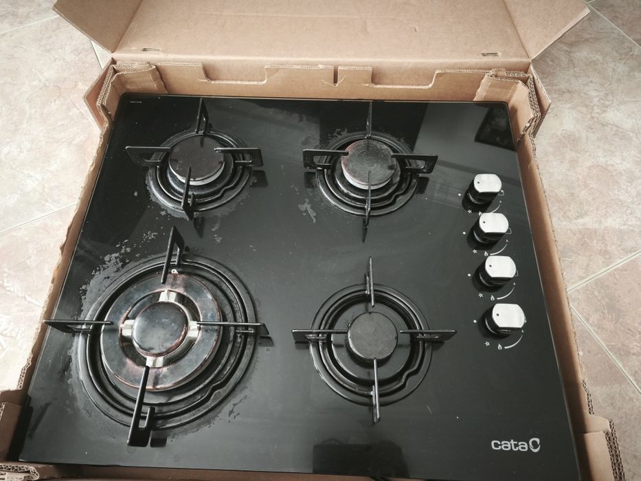 Placa usada gás propano/butano Cata