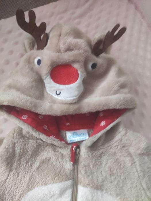 pajacyk niemowlęcy renifer rozm.80