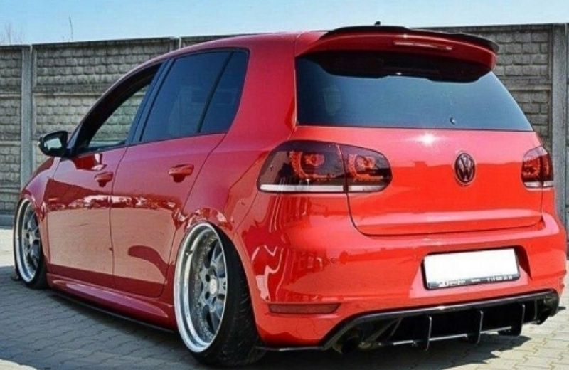 Spoiler lotka klapy VW GOLF 6 wzór GTI GT czarny połysk