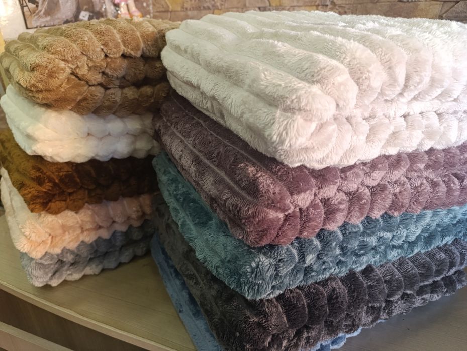 Плед покрывало Полоска шарпей