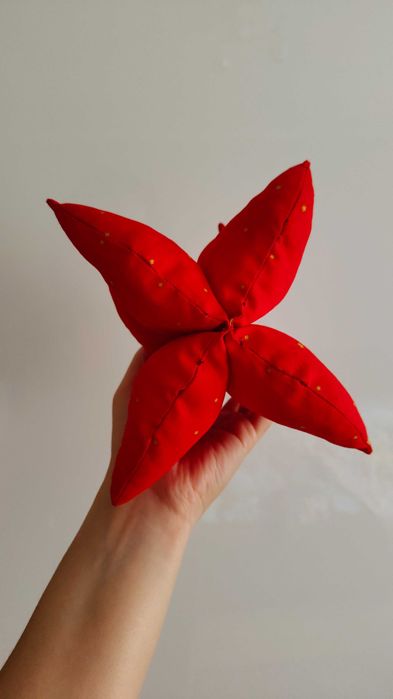 Choinka z materiału szyta ręcznie ozdoba świąteczna handmade