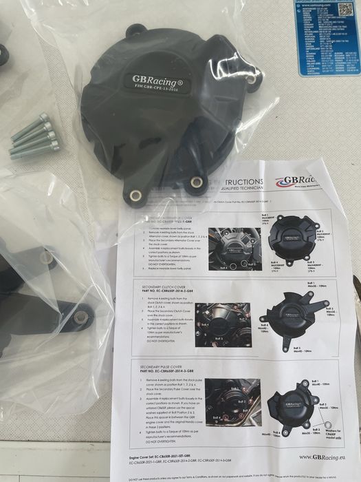 Kit proteção de motor Honda CB650R, CBR650R CB650F