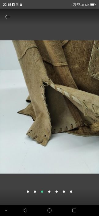 Кожаный жакет нубук Vent Couvert Франция