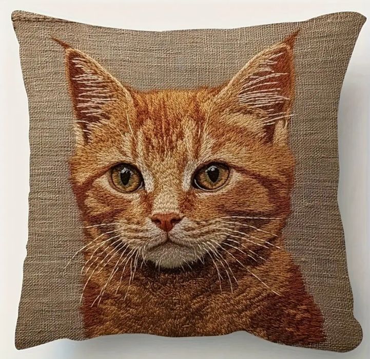 Capa de Almofada Gato