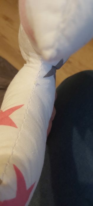 Literki imię uszyte Julka