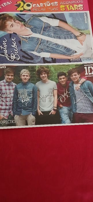 20 Cartões assinados pelas tuas Stars